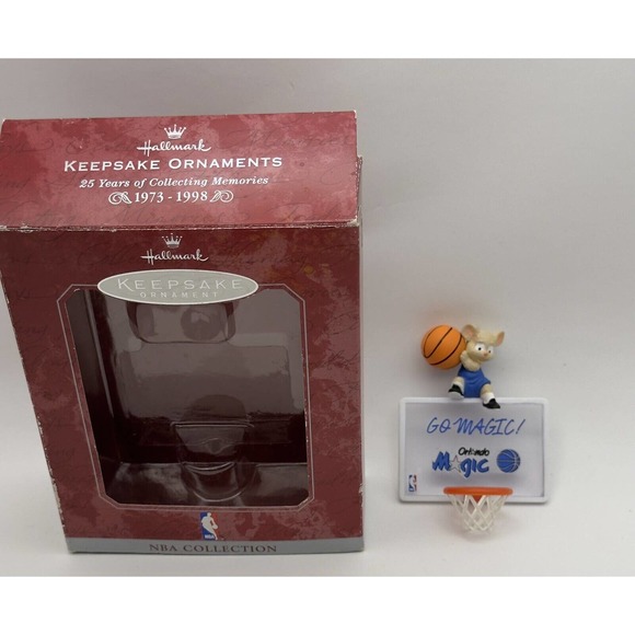 Hallmark 1998 Keepsake NBA Collection Orlando Magic Basketball Ornament Vintage - Picture 2 of 6